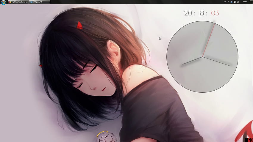Sleeping Anime Girl // Engine, Sleepy Anime HD wallpaper
