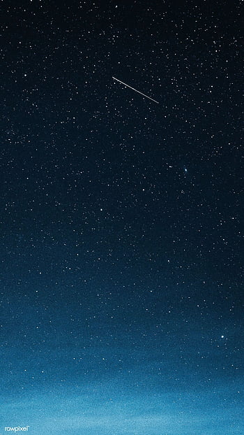Premium of Shooting star in the dark blue sky over in 2020. Blue ...