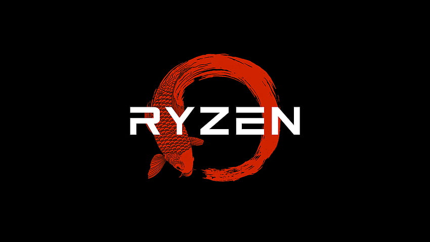 Found this koi fish looking like the Ryzen logo and I thought it would look cool. I call it Koizen :) : Amd, Ryzen 5 HD wallpaper