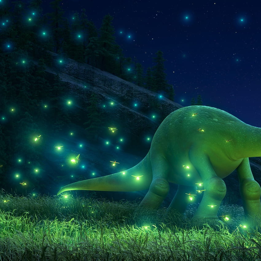 The Good Dinosaur iPad Air, Cute Green Dinosaur HD phone wallpaper