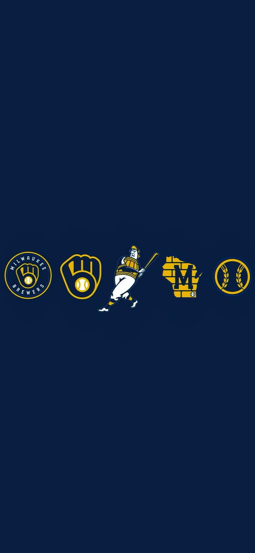Milwaukee Brewers 2020 new logo ! HD phone wallpaper