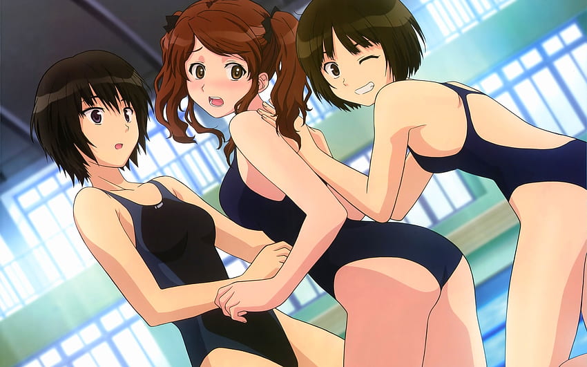 Amagami SS, Nakata Sae, Anime, Nanasaki Ai, Tachibana Miya HD-Hintergrundbild