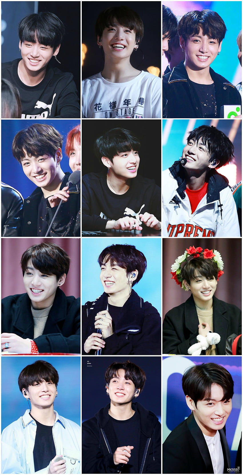 Collage de sonrisas de BTS Jungkook. Sonrisa de Jungkook, Jungkook lindo, Bts jungkook, Jungkook Collage fondo de pantalla del teléfono