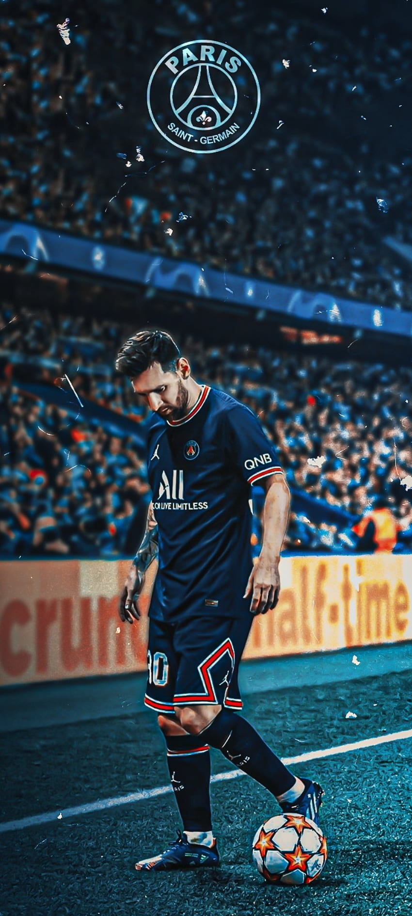 Messi PSG, sports uniform, sock HD phone wallpaper
