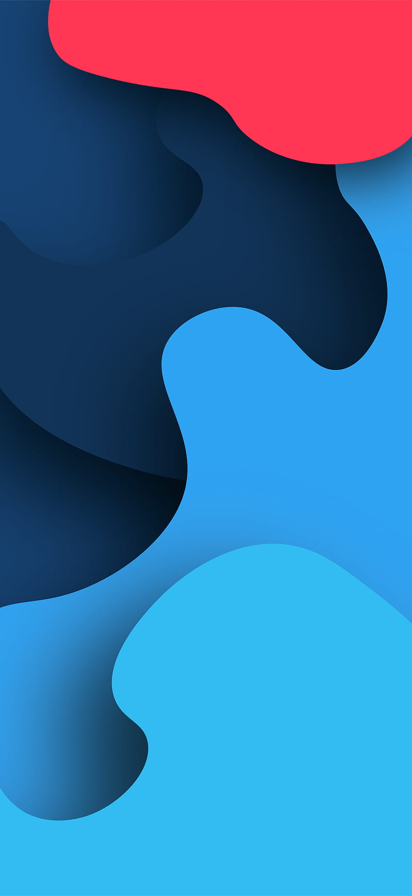 Abstract., arte, azul, , Fluido, abstracto fondo de pantalla del teléfono