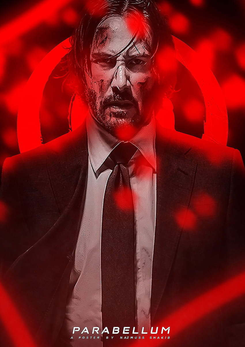 Awesome John Wick 3 Red HD phone wallpaper