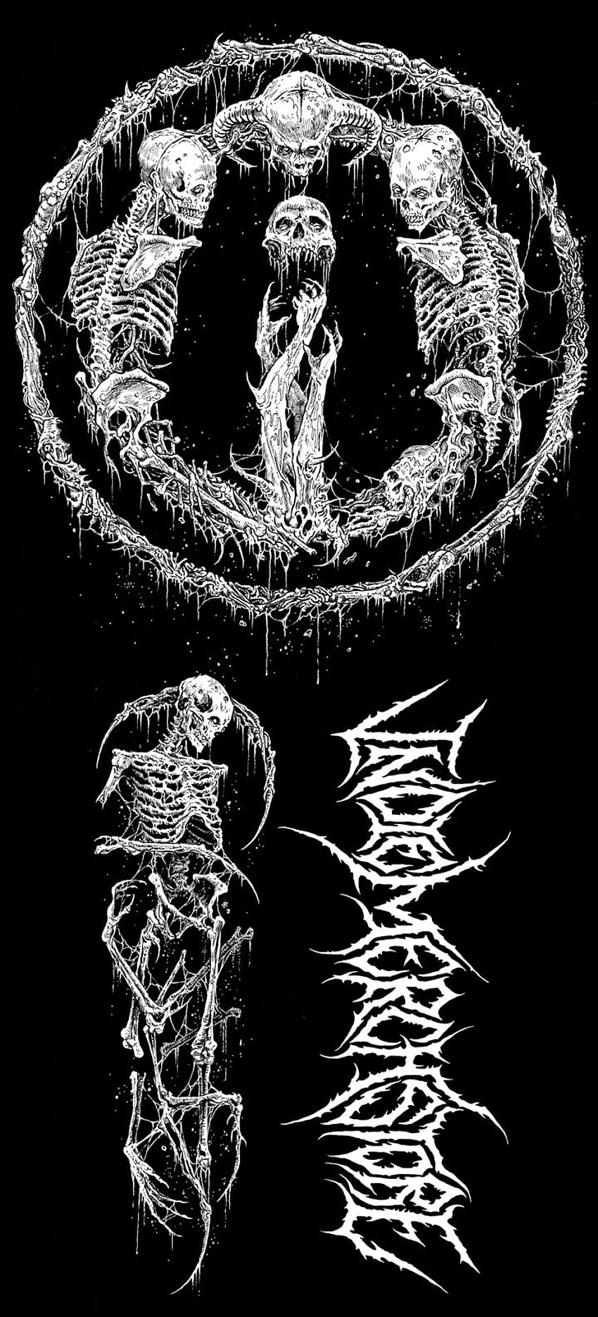 RIDDICKART 2020 julio. Arte de carteles de metal, Arte de heavy metal, Arte de black metal, Mark Riddick fondo de pantalla del teléfono