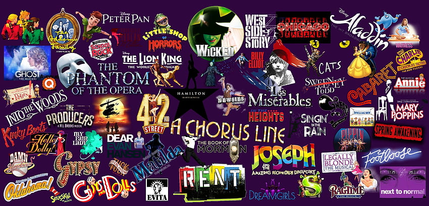 Broadway Musicals . Musical , Broadway musicals, Musicals, Broadway Theatre HD wallpaper