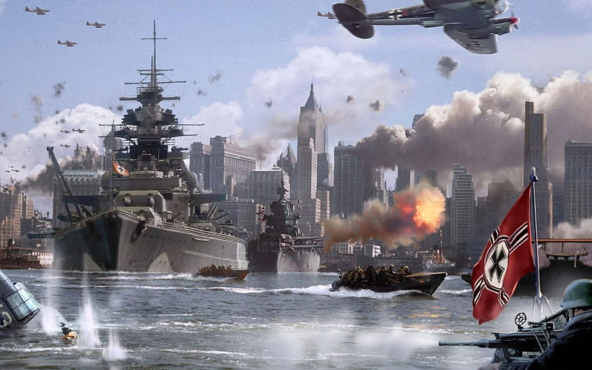 The second world war and - ,, WW2 Ships HD wallpaper