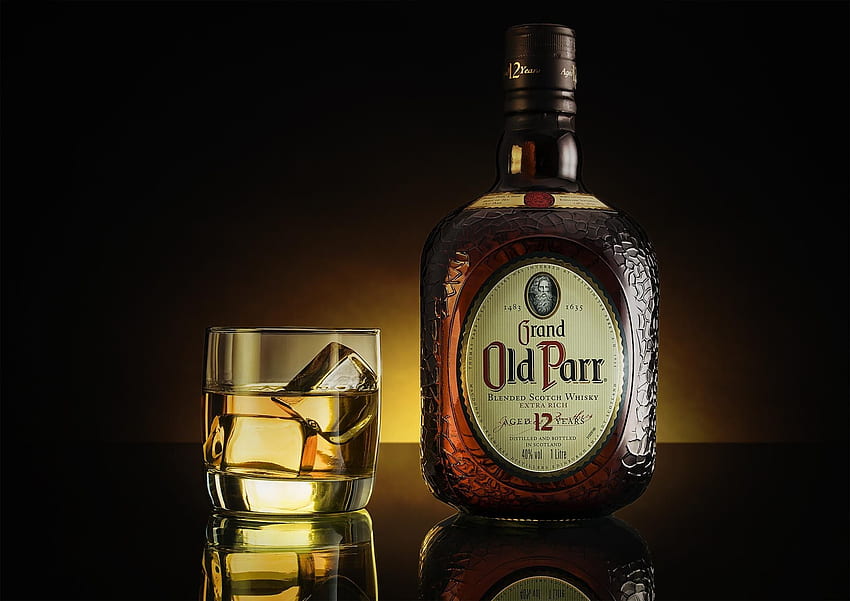 Бутилка уиски - Whisky Old Parr -, скоч HD тапет