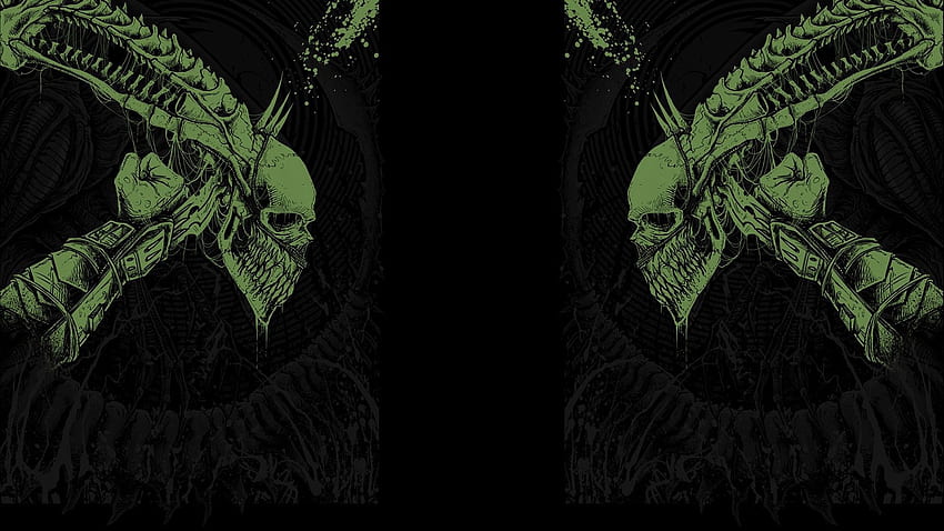 Филми хищник научна фантастика Извънземен фен арт черен фон H_R_ Giger. HD тапет