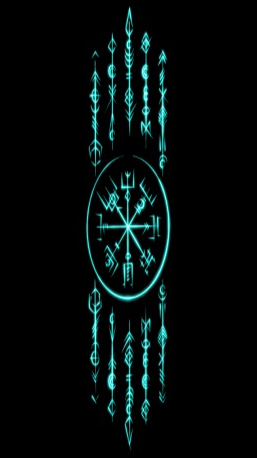 vegvisir symbol, viking HD phone wallpaper