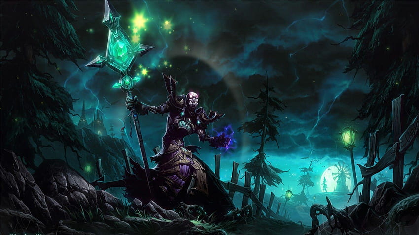 Wow Undead Background, World of Warcraft Monk HD wallpaper