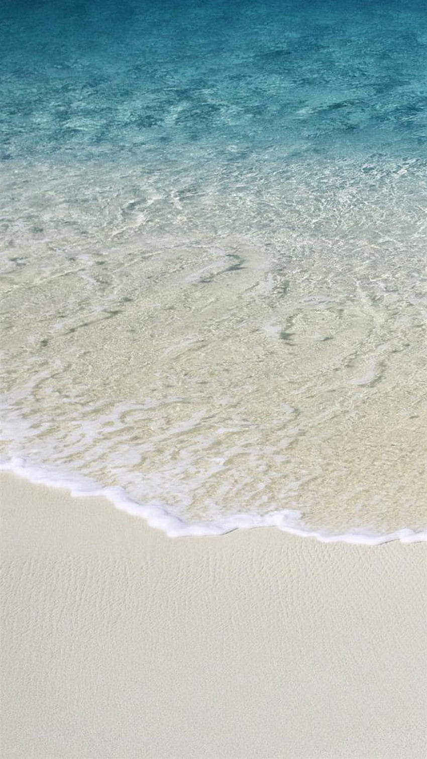 Ios Beach, minimalistyczny iPhone na plaży Tapeta na telefon HD