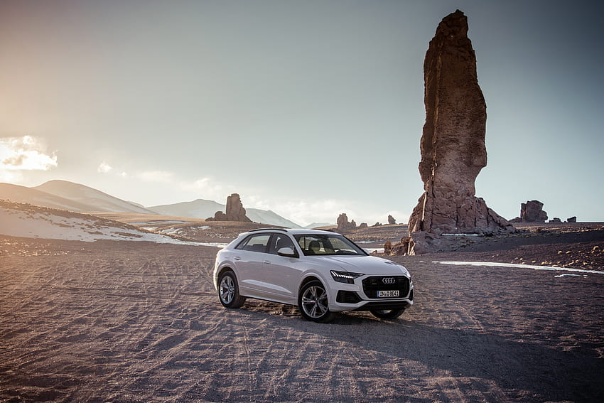 Offroad, weiß, Audi Q8, Kompakt-SUV HD-Hintergrundbild