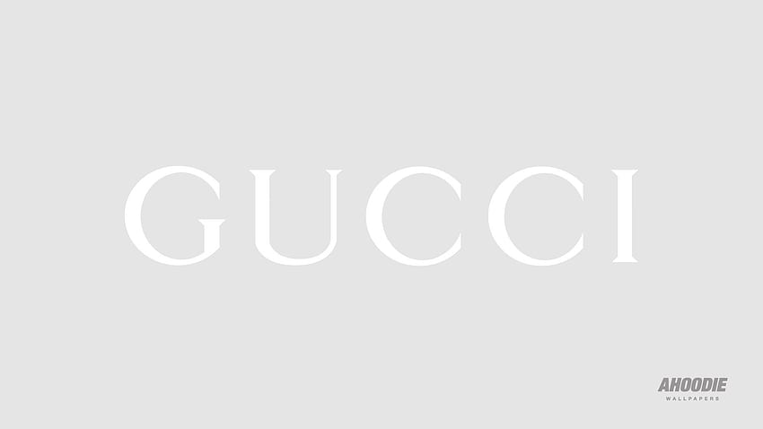Gucci-Logo, Gucci-Weiß HD-Hintergrundbild