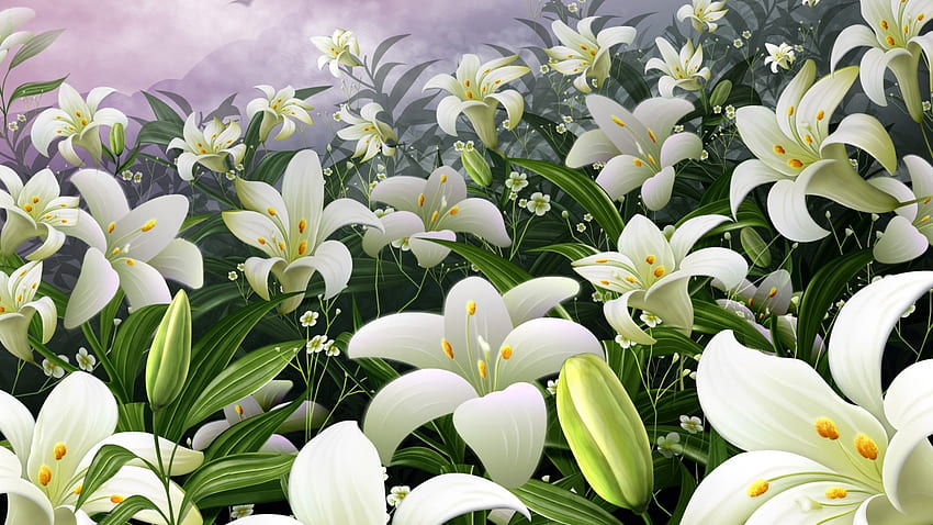 Easter Lilies , 384.81 Kb, Easter Lily HD wallpaper