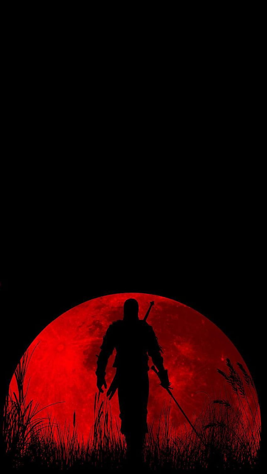 Ninja Blood Moon HD phone wallpaper