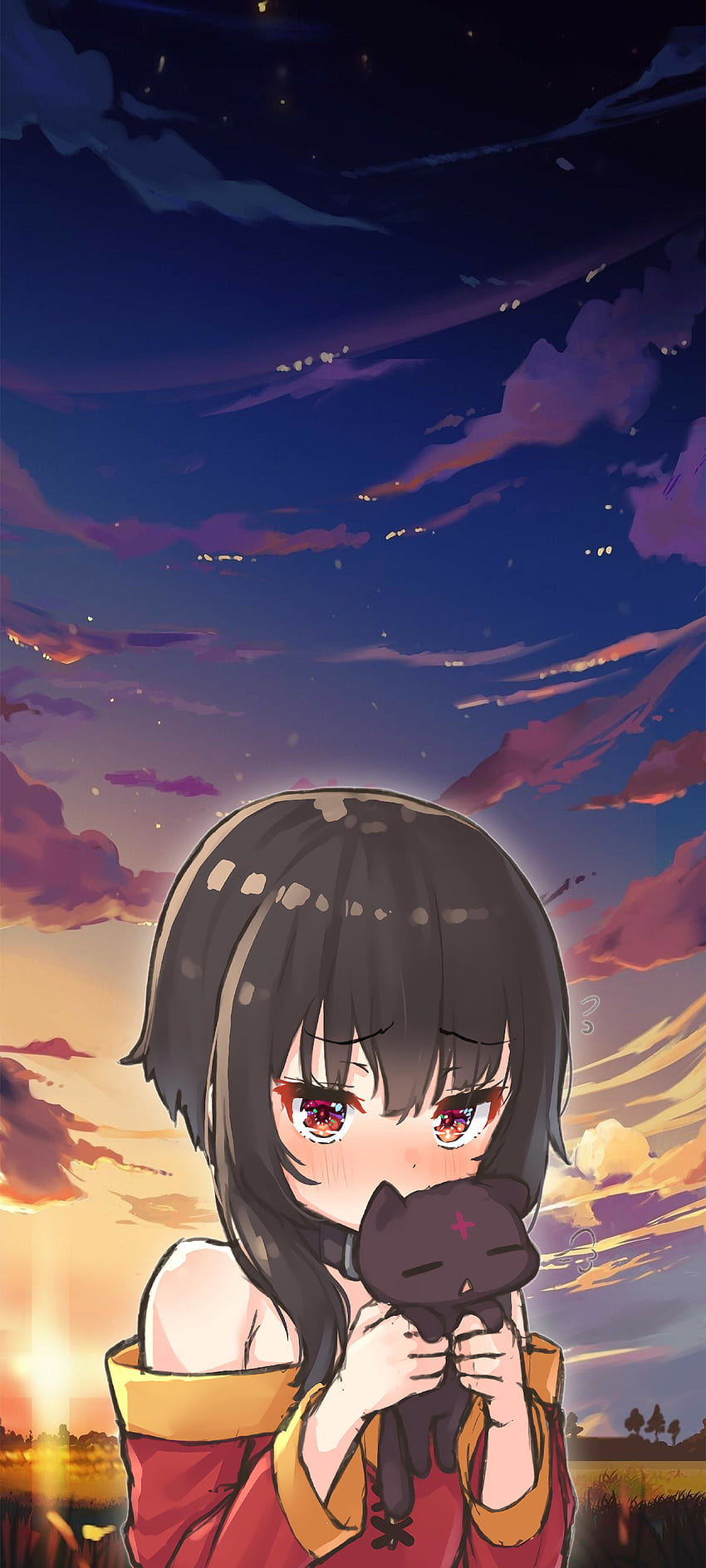 Megumin Sunrise: AnimePhone, 1080x2400 Anime HD-Handy-Hintergrundbild