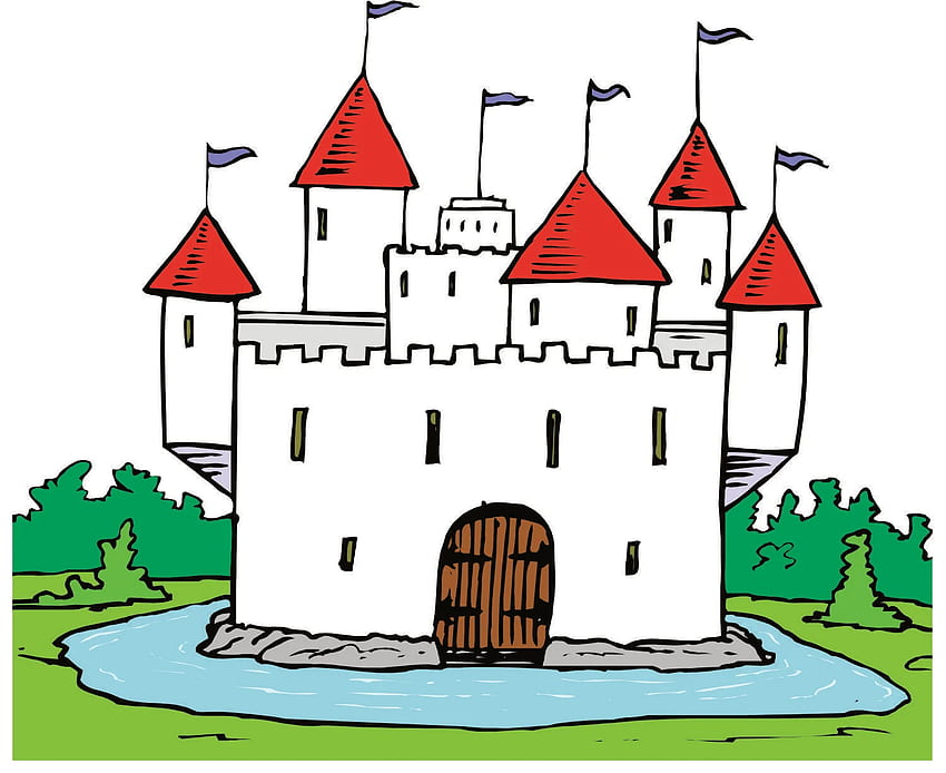 Château de dessin animé, Clip Art, Clip Art sur Clipart Library Fond d'écran HD