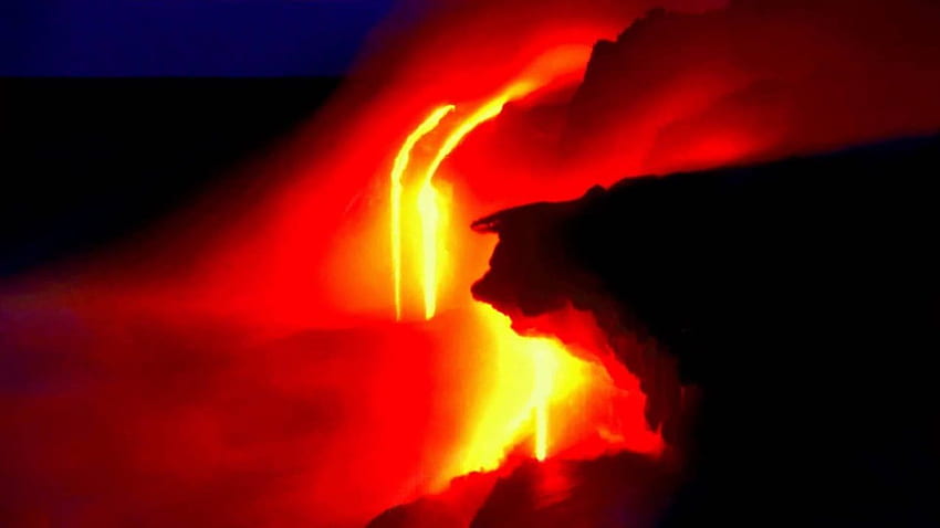 Lava Flows Animated HD wallpaper