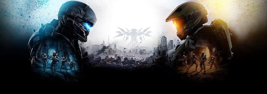 Halo 5: Guardians Review – Kaufen Sie es für den Multiplayer – Wolf’s, Halo Dual Screen HD-Hintergrundbild