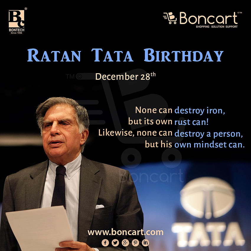 Ratan Tata Birtay 28. Dezember. Ratan Tata, Tata, Mahadev HD-Handy-Hintergrundbild