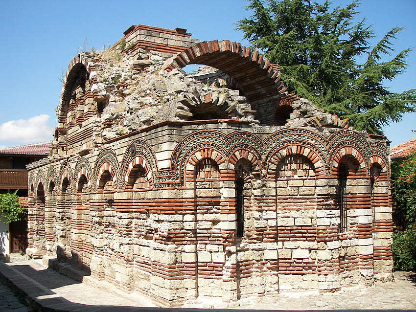 Stary kościół, bułgaria, nessebar, morze czarne Tapeta HD