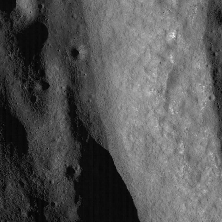 Terraced Wall in Bürg Crater. Lunar Reconnaissance Orbiter Camera, Moon Texture HD phone wallpaper