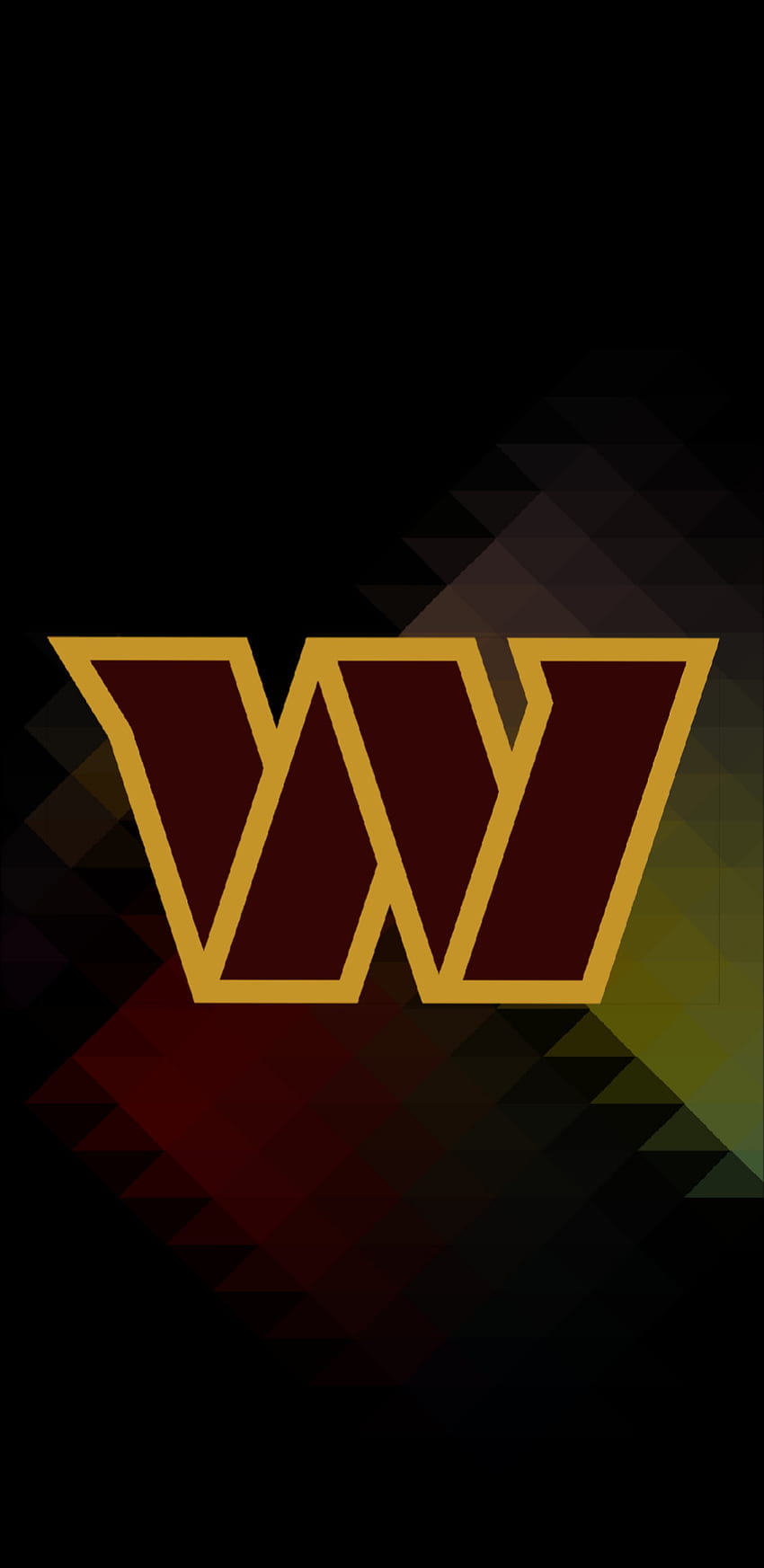 Washington Commanders, odcienie i odcienie, logo Tapeta na telefon HD