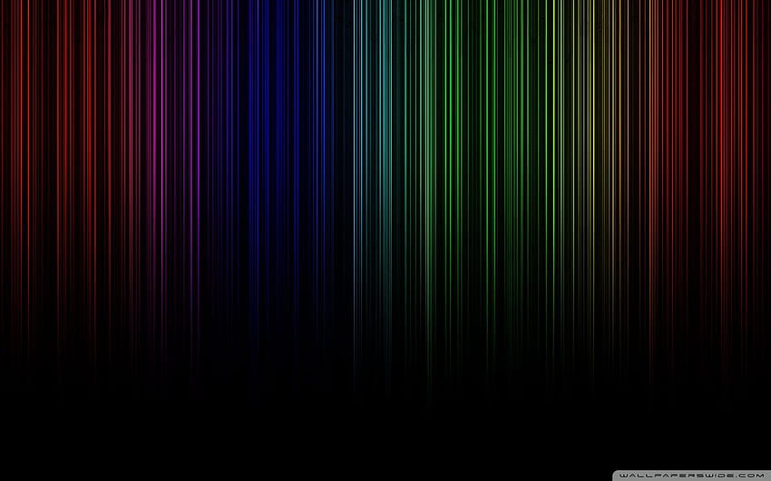 Rainbow Black, Rainbow Windows HD wallpaper