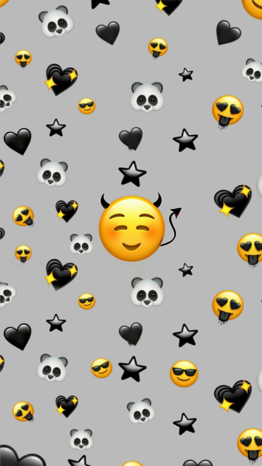 Черен фон на емотикони Сладки емотикони Emoji [] за вашия мобилен телефон и таблет. Разгледайте фона на емотикони. Емоджи, Емоджи, Извънземни Емоджи, Сладко Естетично Емоджи HD тапет за телефон