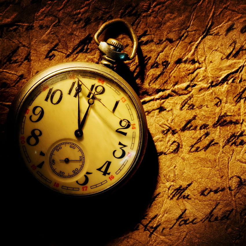 Orologio antiquato dell'annata, orologio antico Sfondo del telefono HD