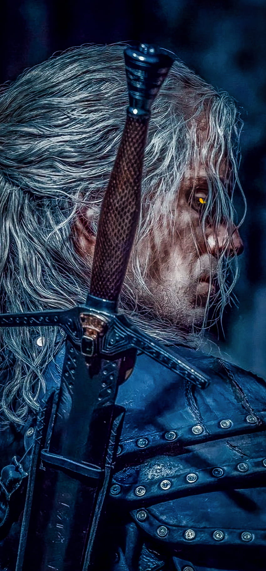 THE WITCHER, warrior, winter, geralt of rivia, the witcher netflix, yennefer, eyes, people, the witcher 3, the witcher season 2, ciri, dark, games, henry cavill, knight, superman, graphy, the witcher 3 perburuan liar wallpaper ponsel HD