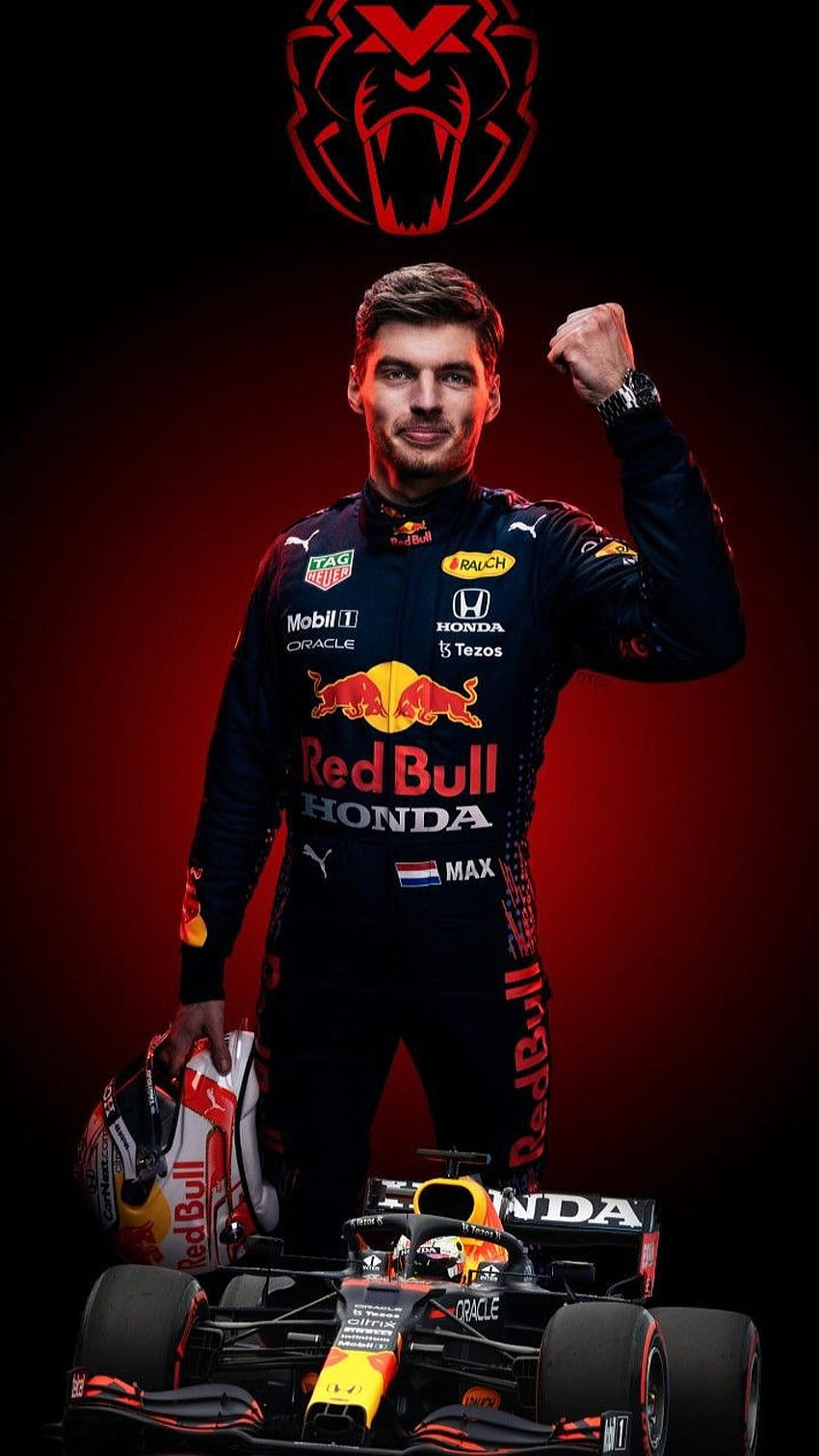 Nowy mistrz, Formuła 1, strój sportowy, sporty motorowe, Red Bull, Max Verstappen Tapeta na telefon HD