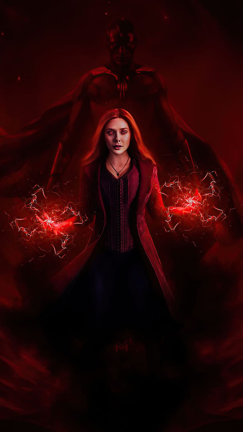 Scarlet Witch - Top 35 Best Scarlet Witch Background , The Scarlet Witch HD phone wallpaper