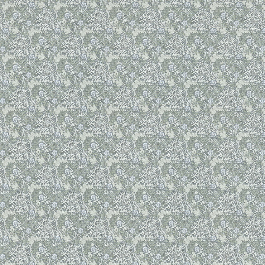 Morris Seaweed by Morris - Silver / Ecru - : Direct HD phone wallpaper