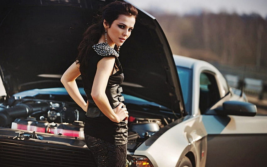 Sati Kazanova, Model, Car, Women / and Mobile, Car Models HD wallpaper ...