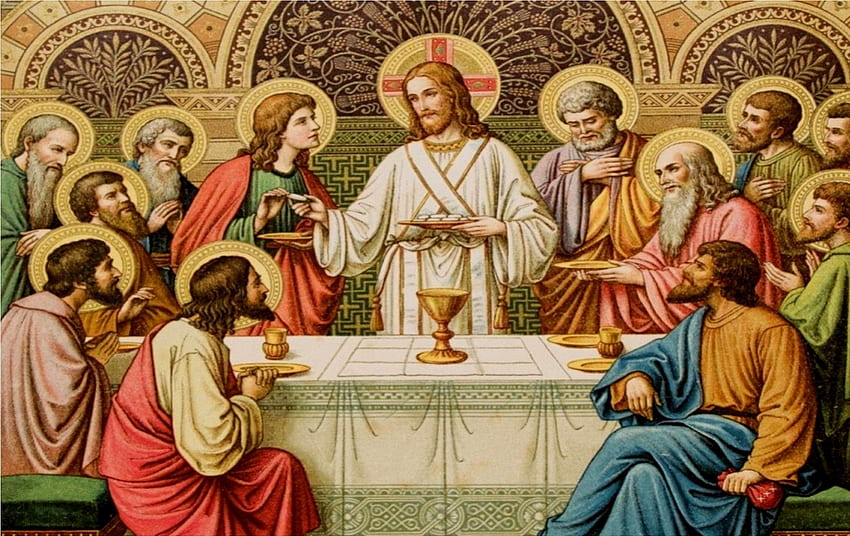 Das letzte Abendmahl von Christus, Gott, Bibel, Liebe, Jesus, Christus HD-Hintergrundbild