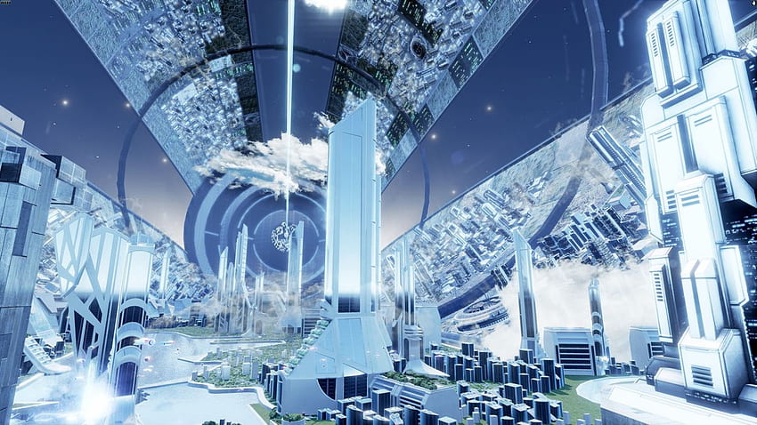 SPACE COLONY Rts ストラテジー Sci Fi 未来的 1colony シミュレーション テクニック 植民地化 ビデオゲーム アドベンチャー 探検 都市 都市の詳細 . 高画質の壁紙