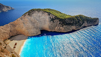 Premium Photo | Navagio bay shipwreck beach greece, zakynthos, summer day