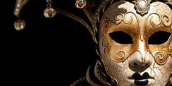 Venetian Mask W/pecock Feather