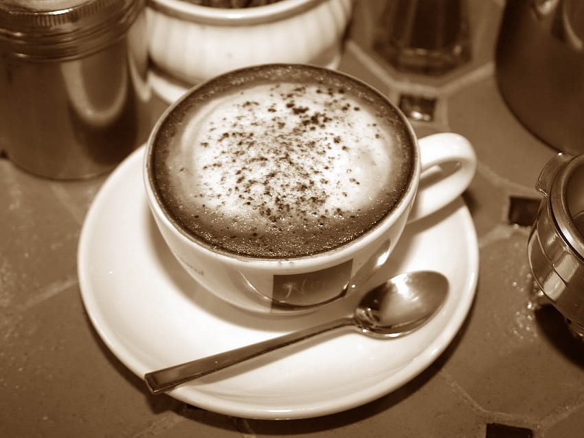 Masz ochotę na kawę?, napoje, kawa, grafika, miło Tapeta HD