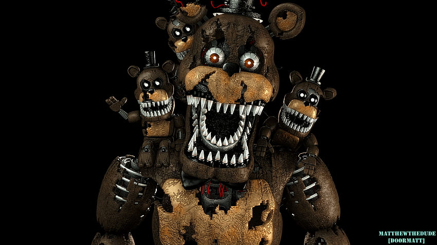 Download Nightmare Freddy Gang Wallpaper