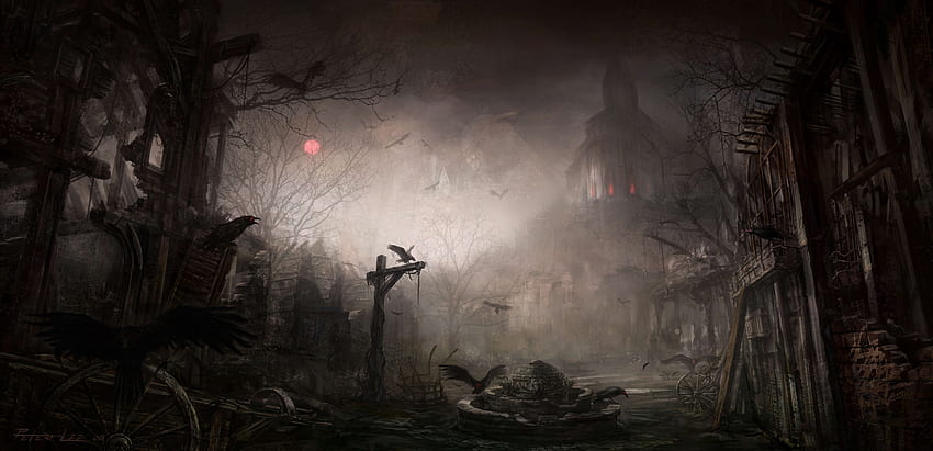 Diablo III: Dark Gothic Town • GameP, Diablo 3 HD-Hintergrundbild