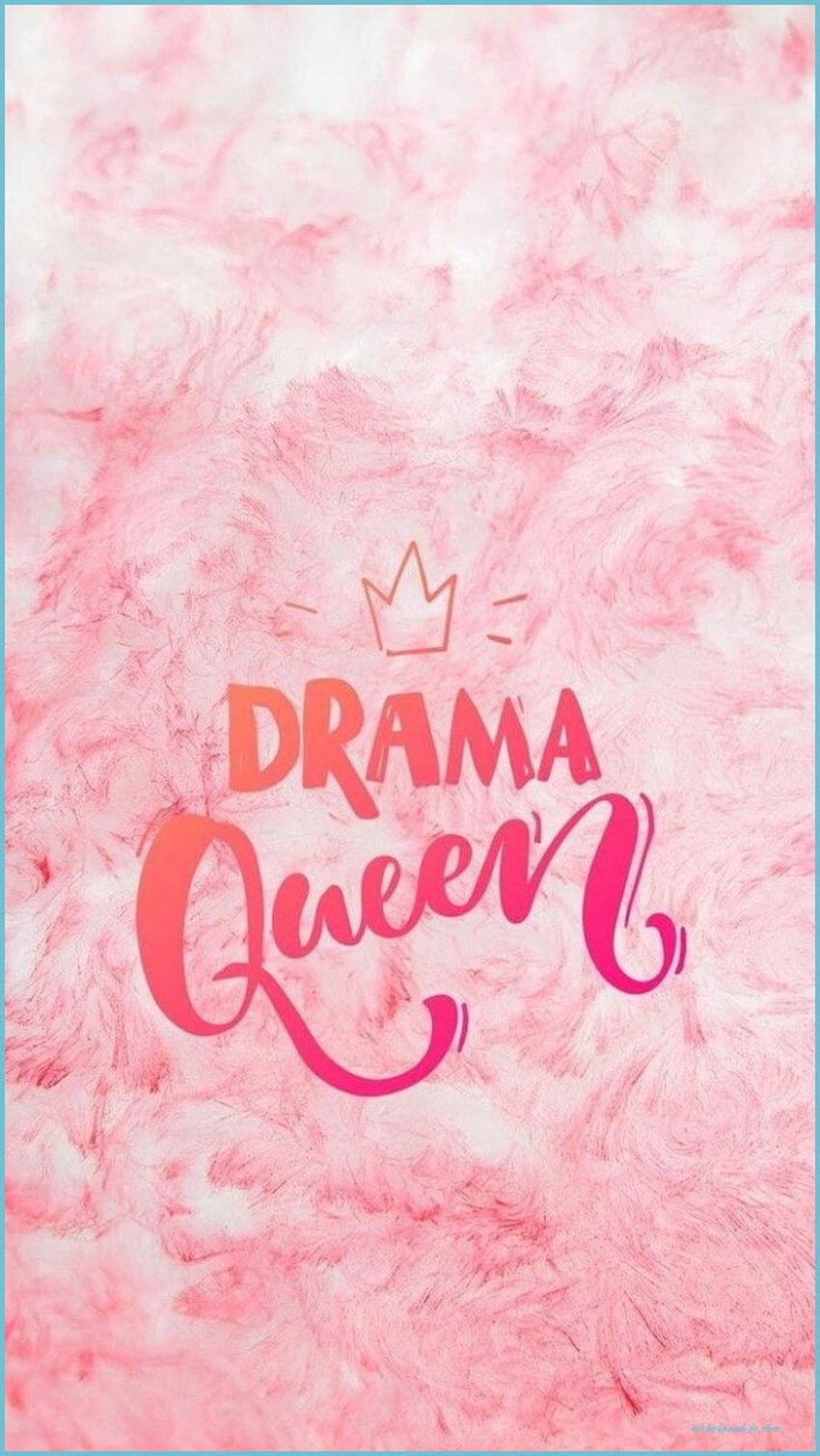 Drama Queen Crown Cute Tumblr Background Pink Background In 13 Cute Background For Phone HD phone wallpaper