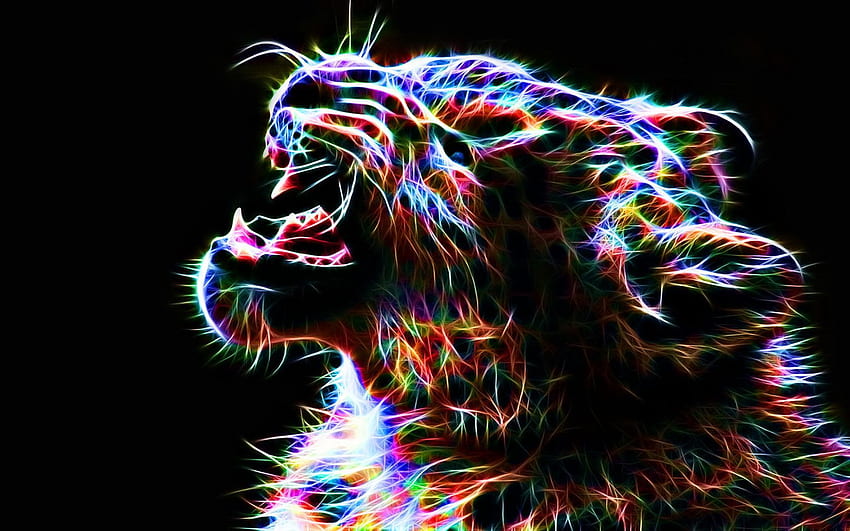 Zebra läuft auf einem Zaun Meme. Leopard-Computer, Hintergrund. . Fraktale, Leopard, Fraktalkunst, Neonleopard HD-Hintergrundbild