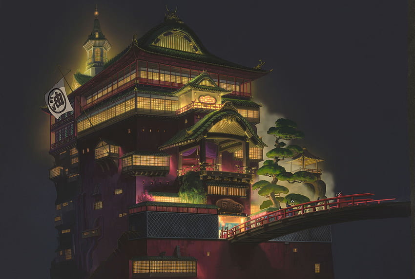 Enlevée comme par enchantement. Studio Ghibli. Chihiro, Solo Fond d'écran HD