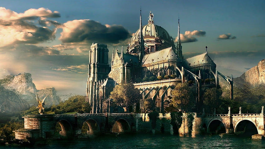 Liquicity Dreamworld . t, Castle HD wallpaper