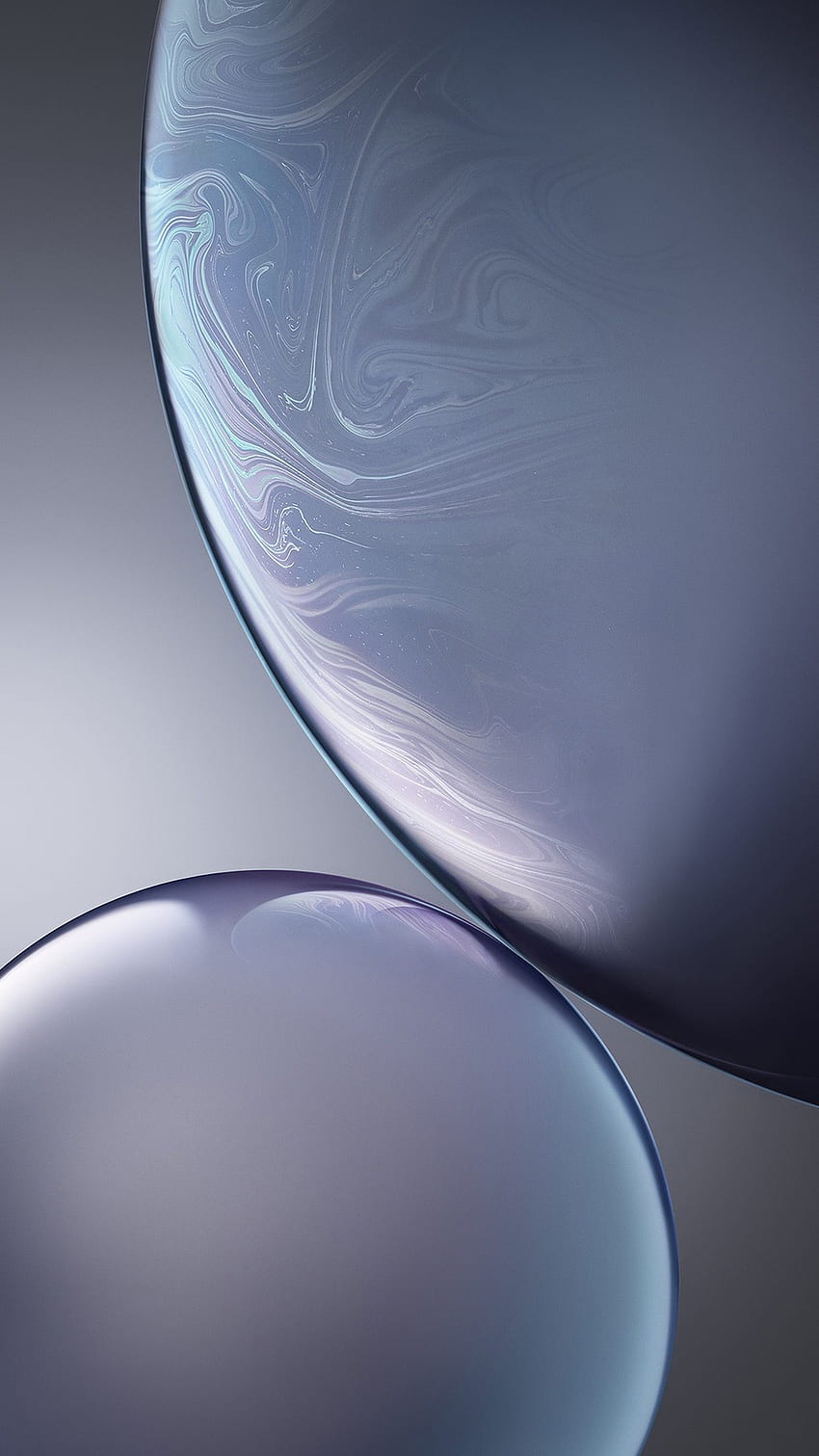 Burbuja de arte oficial Apple Iphone Xs Max gris, iPhone 8 Plus predeterminado fondo de pantalla del teléfono